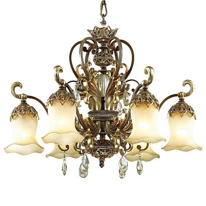 люстры подвесная люстра odeon light safira 2802/6, доставка по Казахстану 