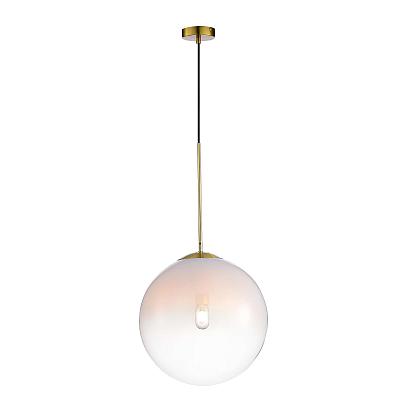 sl1190.223.01 подвес st-luce золотистый/прозрачно-белый e27 1*60w, доставка по Казахстану 