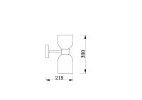 Настенный светильник (бра) Freya FR5203WL-02BS