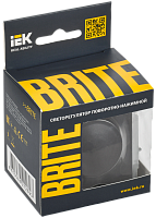BRITE Светорег. пов-наж. 600Вт СС10-1-0-БрЧ черн. IEK 