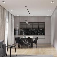 359281 over nt23 000 черный светильник накладной светодиодный ip20 led 18w 85-265v 1350лм 3000к mirror, доставка по Казахстану 