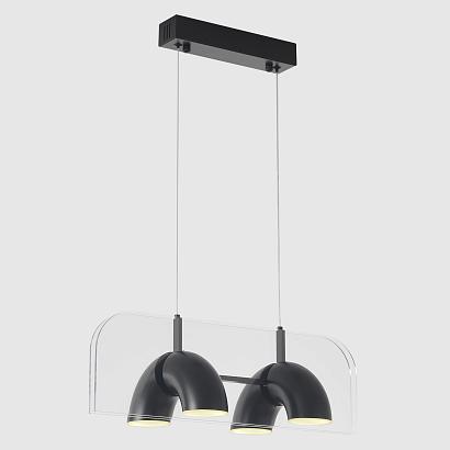 Подвесные Светильник подвесной Crystal Lux ELEMENT SP24W LED BLACK Crystal Lux 4020/224, доставка по Казахстану 