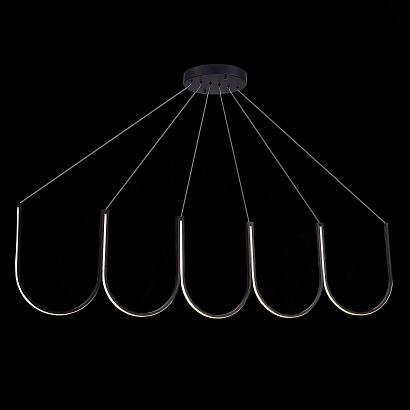 люстры sl6202.413.01 светильник подвесной st-luce черный led 1*68w 3000k, доставка по Казахстану 