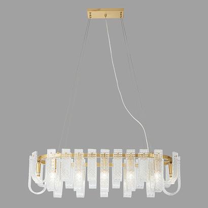 подвесная люстра belfast severn 6601-950 br cl, доставка по Казахстану 