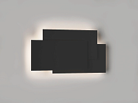 Настенный светильник SHADE, черн., 12Вт, 3000K, IP20, GW-6809-12-BL-WW