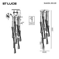 Дополнительная картинка SL6205.303.09 Светильник подвесной ST-Luce 