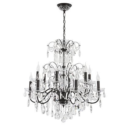 люстра crystal lux odelis sp12 brown crystal lux 2570/312, доставка по Казахстану 