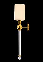 Бра Crystal Lux MIRABELLA AP1 GOLD/WHITE Crystal Lux 0420/401