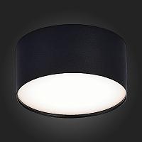 люстры st606.442.12 светильник потолочный черный led 1*12w 4000k 1 080lm ra>85 120° ip20 d120xh55 185-265v, доставка по Казахстану 
