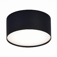 люстры st606.442.12 светильник потолочный черный led 1*12w 4000k 1 080lm ra>85 120° ip20 d120xh55 185-265v, доставка по Казахстану 