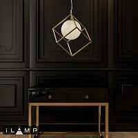 Дополнительная картинка Подвесной светильник iLamp GOLDEN P2483-1S GOLD