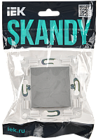 SKANDY Вывод кабеля SK-O01S сереб. IEK 