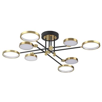 потолочная светодиодная люстра odeon light midcent denzel 4320/75cl, доставка по Казахстану 