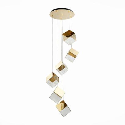 люстры подвесная люстра st luce riello sl1182.203.06, доставка по Казахстану 