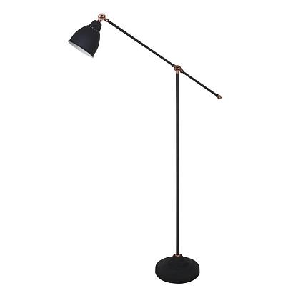 Торшер Arte Lamp Braccio A2054PN-1BK купить в Алматы svet.kz