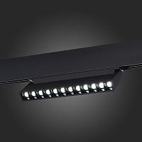 ST372.406.12 Магнитный трековый светильник SMART Черный LED 1*12W 2700K-6500K 1 080Lm Ra90 36° IP20 L225xW22xH136 48V купить в Алматы svet.kz
