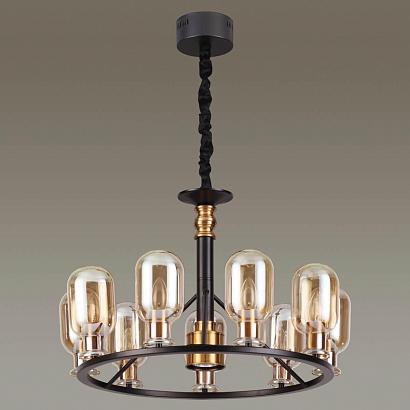 подвесная люстра odeon light country grif 4700/9, доставка по Казахстану 