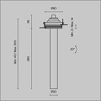 Дополнительная картинка Встраиваемый светильник Technical C140TRS-L300-7W4K-W