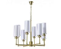 newport 7260 7264+4/c без абажуров , люстра, matt brass  d81*h60 cm e14 8*40w, доставка по Казахстану 