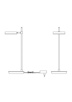 Настольная лампа Maytoni Fad MOD070TL-L8B3K