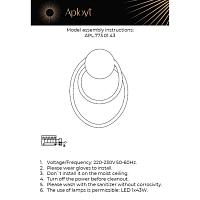 APL.773.01.43 Бра настенное Aployt Sindrillon