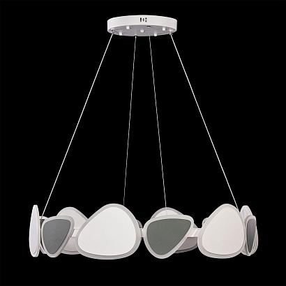 люстры 5611/99l ledio ln23 025 белый, серый люстра led 116w 3000-6000к 9576лм 220v kumiko, доставка по Казахстану 
