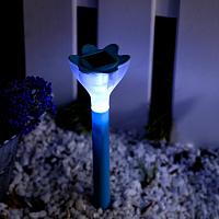 USL-C-418/PT305 Cадовый светильник на солнечной батарее Blue crocus. Серия Classic. Упаковка-пленка.