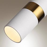 4355/1 hightech odl23 231 белый/золотистый/металл подвесной св-к ip20 led gu10 10w bullet, доставка по Казахстану 