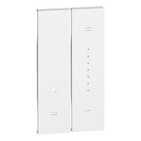 Bt LIVING NOW Лицевая панель для кнопочного светорегулятора 2 модуля, Белый, арт. KW19 Bt Legrand