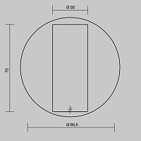Дополнительная картинка Настенный светильник (бра) Technical C081WL-L3WBS3K