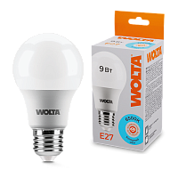 Дополнительная картинка Светодиодная лампа  WOLTA 25W60BL9E27  Груша  A60 9Вт 800лм 6500К Е27 1/50