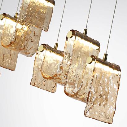 люстры 5105/52l odeon light  люстра линейная flow, доставка по Казахстану 
