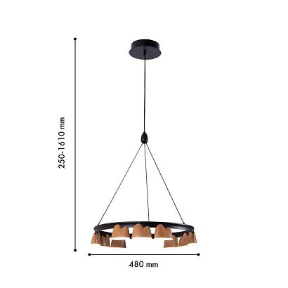 люстры подвесной светильник interline 4266-9p, доставка по Казахстану 