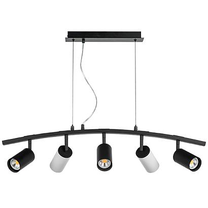люстры lr735373362 люстра rullo 5х50w gu10 черный - белый  571735 - 214437-3 - 214436-2, доставка по Казахстану 