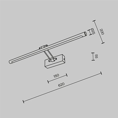 Подсветка Maytoni MIR267WL-L14CH3K