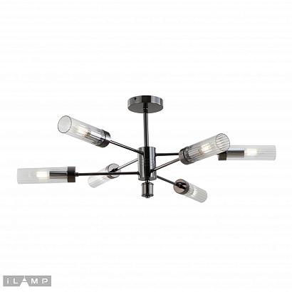 люстры светильник потолочный ilamp evolution 15609-6 an+cl, доставка по Казахстану 