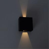 Уличный настенный светодиодный светильник Arte Lamp Algol A1445AL-1BK светильники