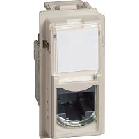 Механизм розетки компьютерной Legrand RJ45 cat5e UTP 1 модуль KM4279C5E