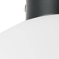 люстры 812037 (mx8131-1b-l ) люстра globo 1х40w e14 matt black/white (в комплекте), доставка по Казахстану 