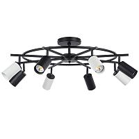 люстры lr718374364 люстра rullo 8х50w gu10 черный - белый  571718 - 214437-4 - 214436-4, доставка по Казахстану 