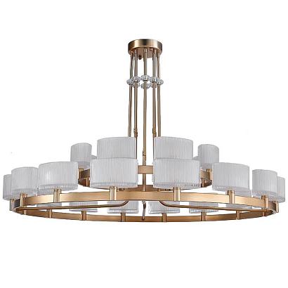 подвесная люстра newport 4338+16/c gold м0062174, доставка по Казахстану 