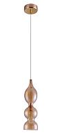 Дополнительная картинка Светильник подвесной Crystal Lux IRIS SP1 B AMBER Crystal Lux 2073/201