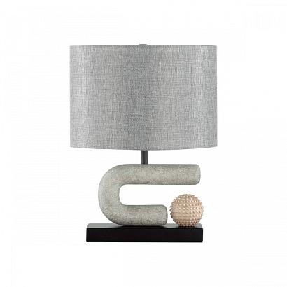 5410/1TA MODERN ODL_EX23 31 черный матов./серый металл/полирезин/ткань Настольная лампа E27 1*60W BAGEL 5410/1TA MODERN ODL_EX23 31 черный матов./серый металл/полирезин/ткань Настольная лампа E27 1*60W BAGEL