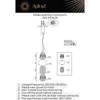 Дополнительная картинка APL.319.16.29 Светильник подвесной светодиодный Aployt Oliwcia