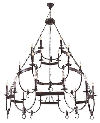 люстра crystal lux suerte brown sp12+6+6 crystal lux 3110/324, доставка по Казахстану 