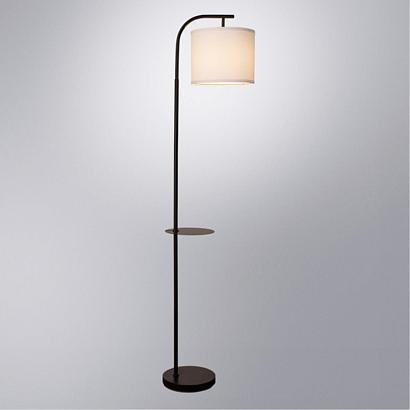 Торшер Arte Lamp CONNOR A4053PN-1BK купить в Алматы svet.kz