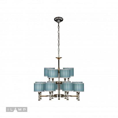 подвесная люстра ilamp arcadia 85095/8+4 хром, доставка по Казахстану 