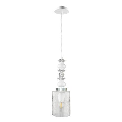 светильник подвесной crystal lux mateo sp1 white crystal lux 2401/201, доставка по Казахстану 