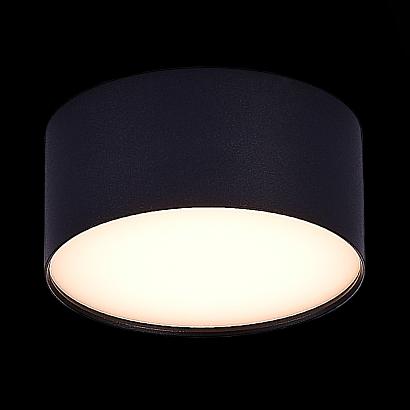 люстры st606.432.12 светильник потолочный черный led 1*12w 3000k 1 080lm ra>85 120° ip20 d120xh55 185-265v, доставка по Казахстану 