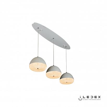 подвесной светодиодный светильник iledex flake wld8885-3a wh, доставка по Казахстану 